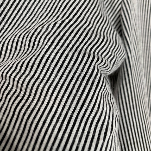 Urban Romantics • Neutral Pinstriped Buttoned Long Sleeve Shirt - Picture 7 of 13